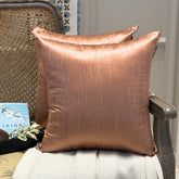 Copper Luxury Throw Pillow Cover