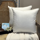 White Luxury Throw Pillow Cover