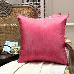 Fuchsia Pink Luxury Throw Pillow Cover
