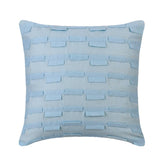 Sky Ocean - Light Blue Cotton Linen Throw Pillow Cover