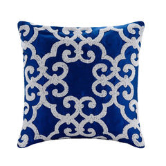 Royal Arabic Blue Euro Sham Cover