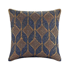 Moroccan Blue Arabian Decorative Euro Sham