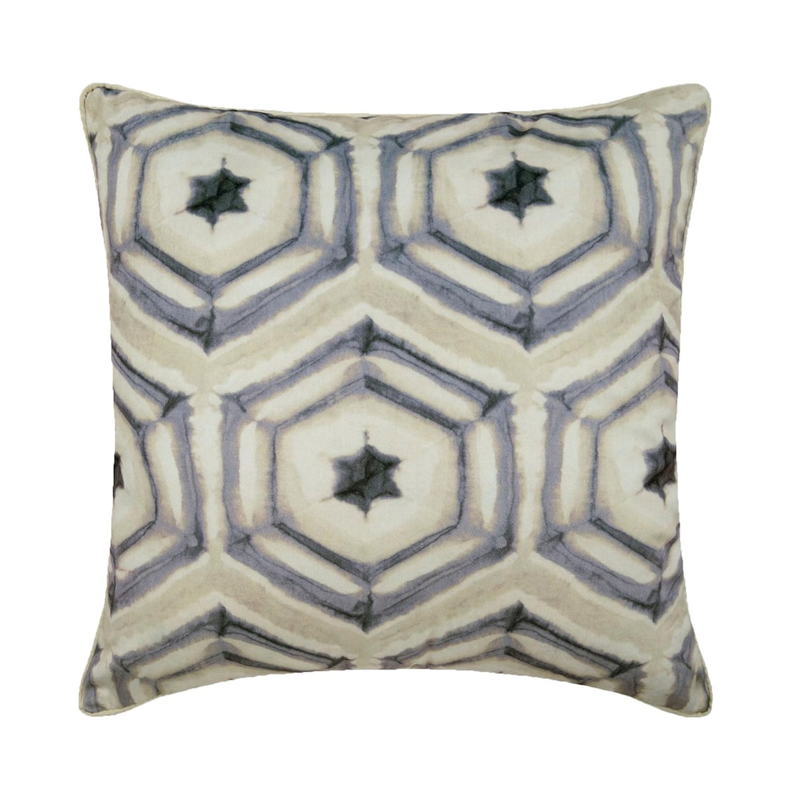 Batik Purple Pillow Cover