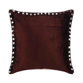 Plum Crystal Palace - Plum Velvet Decorative Euro Sham