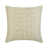 Knotted Ivory - Ivory Velvet Decorative Euro Sham