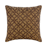 Gold Celebration - Gold Brown Art Silk Throw Pillow Cover