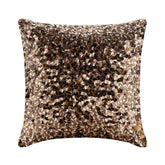 Shocker Gold - Gold Art Silk Throw Pillow Cover