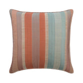 Rusty Stripeness - Rust Jacquard Silk Decorative Euro Sham