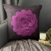 Pink Rose Pillow Cover