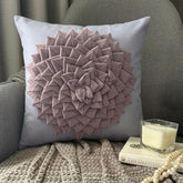 Flowerbed - Lavender Suede Decorative Euro Sham