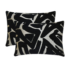 Black Velvet Throw Pillow Cover - Black Onyx