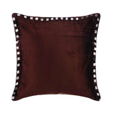 Choco Crystal Palace - Chocolate Brown Velvet Decorative Euro Sham