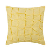 Summer Brewery - Yellow Cotton Linen Throw Pillow Cover