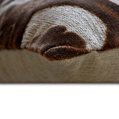 Copper Velvet Throw Pillow Cover - Copper Strokes