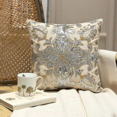 Millennium - Ivory Art Silk Decorative Euro Sham