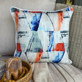 Let'S Paint - Multicolor Cotton Decorative Euro Sham