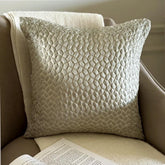 Mosaic Mood Grey Throw Pillow Cover
