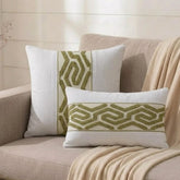 Verdant Labyrinth Lumbar Lumbar Pillow Cover