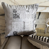 Grudgingly Silver Sequins Euro Sham Cover