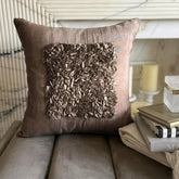Vintage Champagne Brown Pillow Cover
