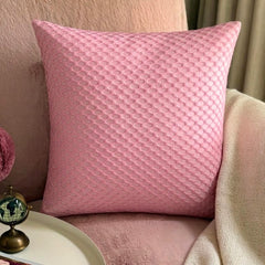 Pink Beehive - Pink Taffeta Decorative Euro Sham