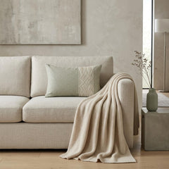 Gray Linen Lumbar Pillow Cover - Gray Grace