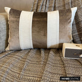 Swathe Brown Lumbar Pillow Cover