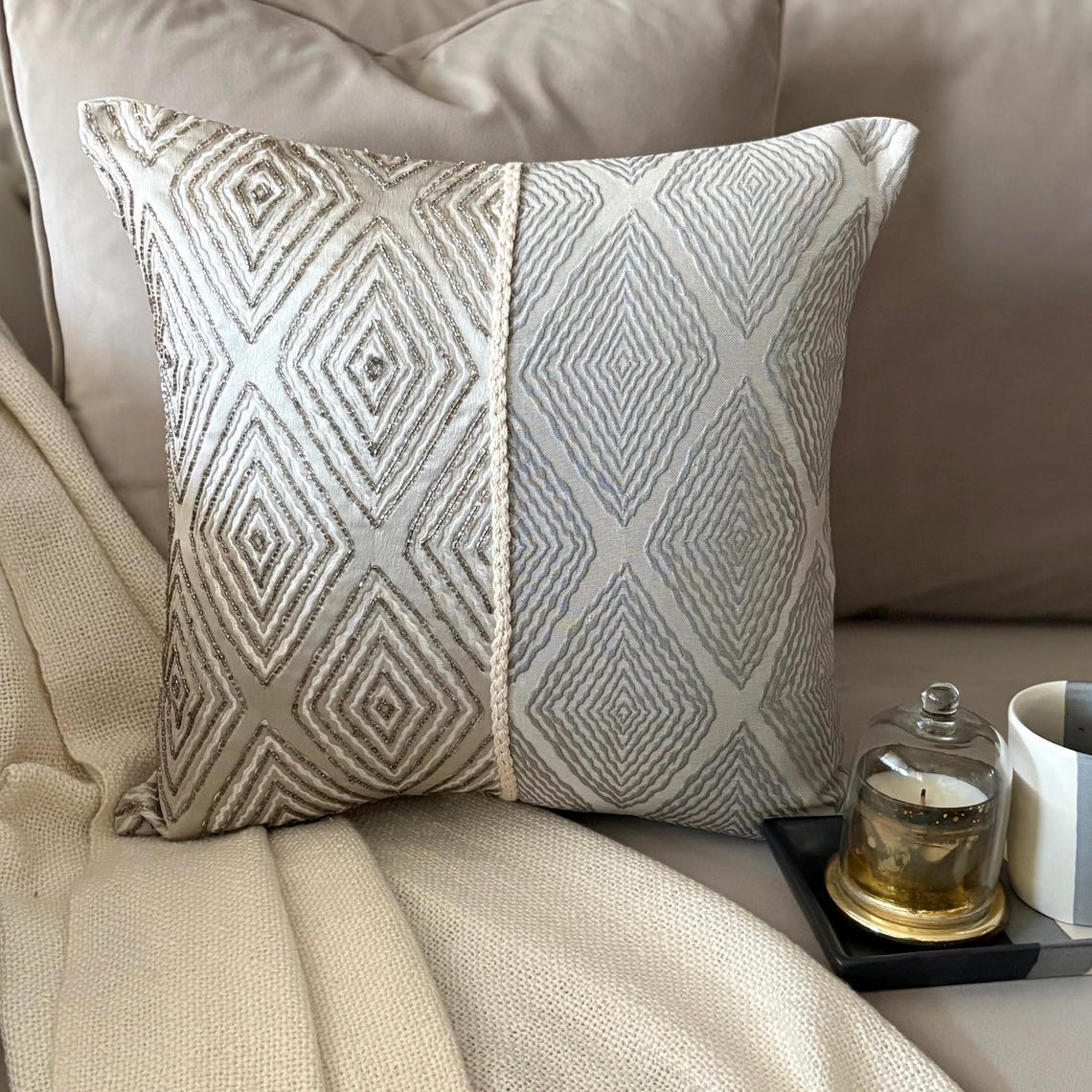 Allotrope Throw Pillow Cover