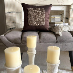 Vintage Chocolate Love - Dark Brown Art Silk Throw Pillow Cover