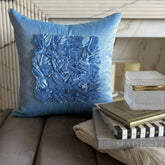 Sky Blue Love - Sky Blue Art Silk Decorative Euro Sham