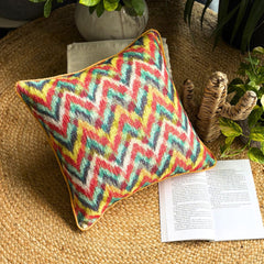 Chevron Palette Throw Pillow Cover