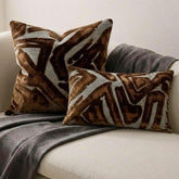 Copper Strokes Lumbar Lumbar Pillow Cover