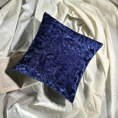 All Thats Navy - Navy Blue Art Silk Decorative Euro Sham