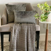 Metro Grid Lumbar Lumbar Pillow Cover
