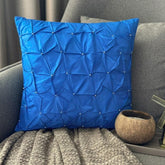 Royal Blue Texture Euro Sham