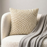 Pearl Dance - Pearl Ivory Art Silk Decorative Euro Sham