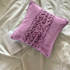 Purple Love - Purple Velvet Decorative Euro Sham