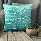 Turquoise Knots Euro Sham