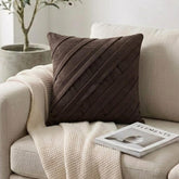 Contemporary Chocolate Brown Euro Sham