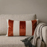 Swathe Orange Lumbar Pillow Cover