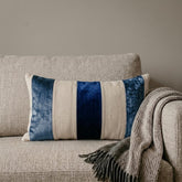 Swathe Blue Lumbar Pillow Cover