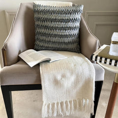 Amazing - Metallic Silver Faux Leather Throw Pillow Cover