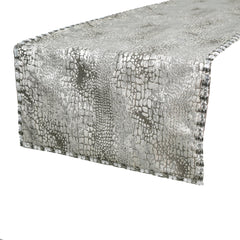 Pewter Python Decorative Table Runner