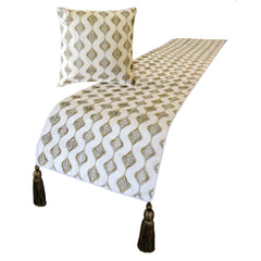 Mahsa Decorative Bed Runner and Pillow Cover