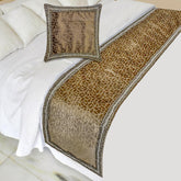 Velvet Fusion Decorative Bed Runner and Pillow Cover