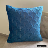 Enchanted Teal - Teal Velvet Throw Pillow Cover