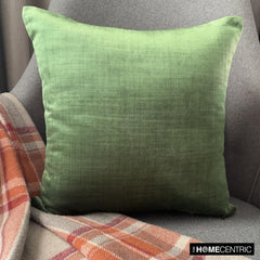 Velvet Emerald Jules - Emerald Green Velvet Throw Pillow Cover