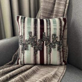 CrossBar - Green Velvet Decorative Euro Sham