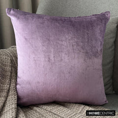 Velvet Purple Jules - Purple Velvet Throw Pillow Cover