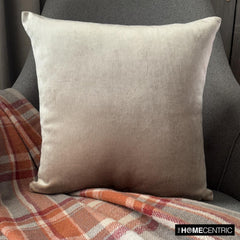 Velvet Ivory Jules - Ivory Velvet Throw Pillow Cover